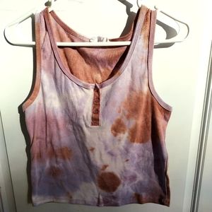 Tie dye tank top, by Pink Rose